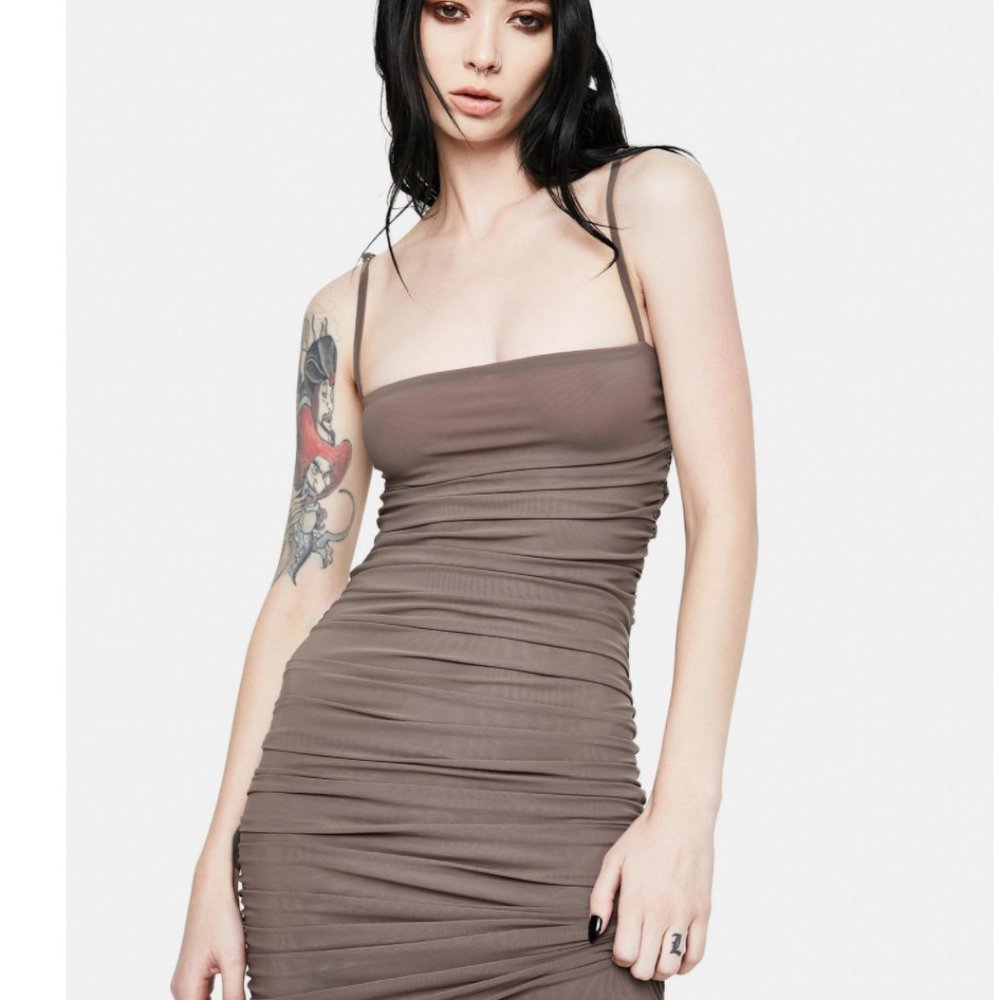 Kiki Riki STONE COLD CUT OUT CAMI DRESS
